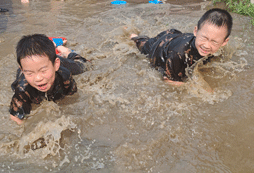 我是小小男子漢，不怕困難，能吃苦