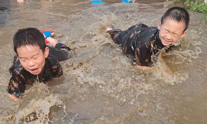 我是小小男子漢，不怕困難，能吃苦
