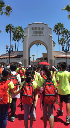 入住美國(guó)家庭與優(yōu)秀留學(xué)生面對(duì)面交流