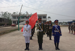 三軍儀仗隊(duì)升旗儀式
