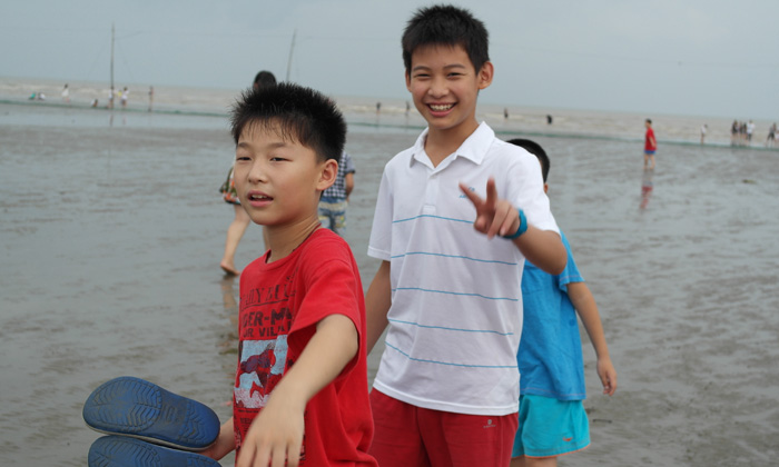 快樂的海邊時光