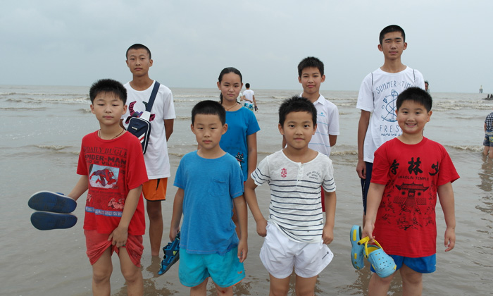 海邊游玩