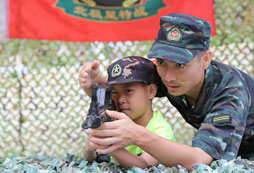 參加廣西軍事夏令營讓孩子度過一個不普通的假期！