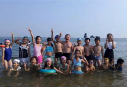 參加北京海濱夏令營“以觀滄海”