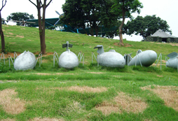 黃埔名將夏令營(yíng)基地導(dǎo)彈模型