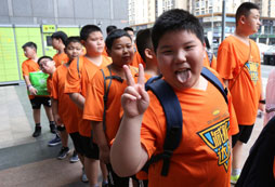 惠州小學(xué)生夏令營讓孩子在假期完成減肥夢想