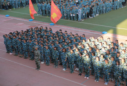 進(jìn)行軍事強(qiáng)化訓(xùn)練活動(dòng)
