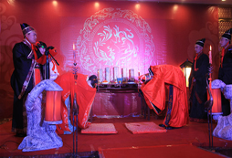 漢式婚禮在圣城曲阜舉行