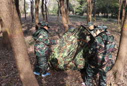 參加昆明暑期軍訓夏令營感受對抗的樂趣！
