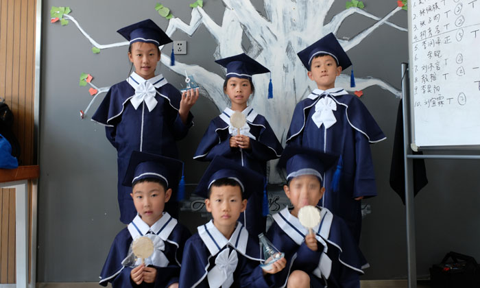 與小伙伴的合影