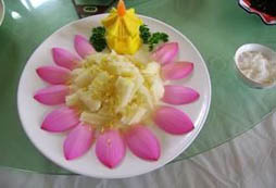 山東夏令營(yíng)特色美食炸荷花