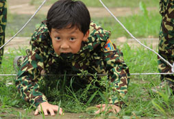 中國少年軍旅夏令營提高孩子們綜合素質(zhì)！