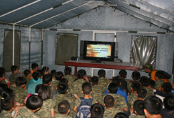 孩子們的認真聆聽