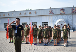 北京市大興區(qū)迎來暑期最后一期軍事訓練夏令營