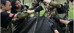 北京青少年軍事夏令營教孩子做人道理