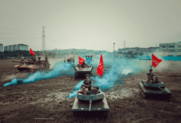 全軍出擊，氣勢(shì)如虹