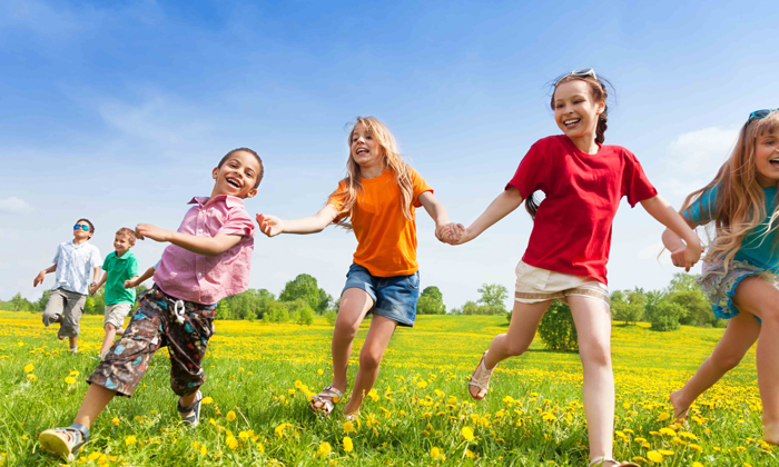 與小伙伴一起的歡聲笑語