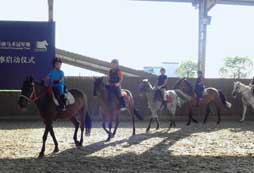 參加小學生馬術夏令營提升氣質