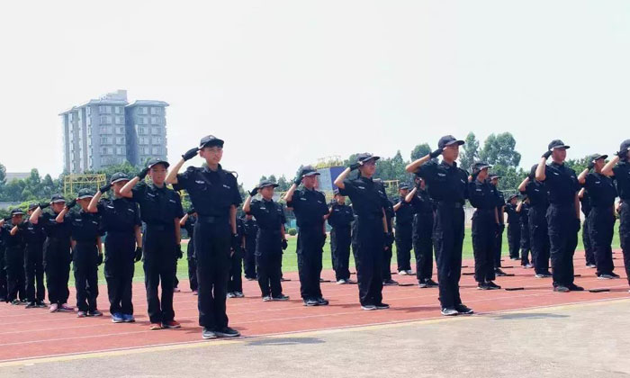 陽光下敬禮