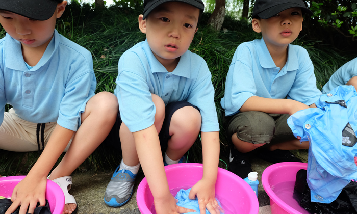 學(xué)習(xí)洗衣服