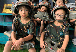 煙臺軍事夏令營提高孩子的社交能力