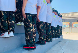 軍姿訓(xùn)練